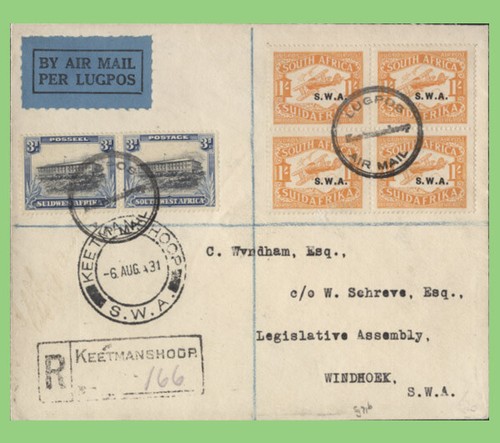 Sudafrica occidentale 1931 - sudafrica,