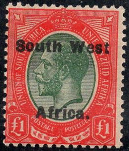 South west africa 1924 - west, mi.