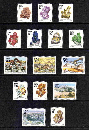 Sud ovest africa 1989 minerali - sud,