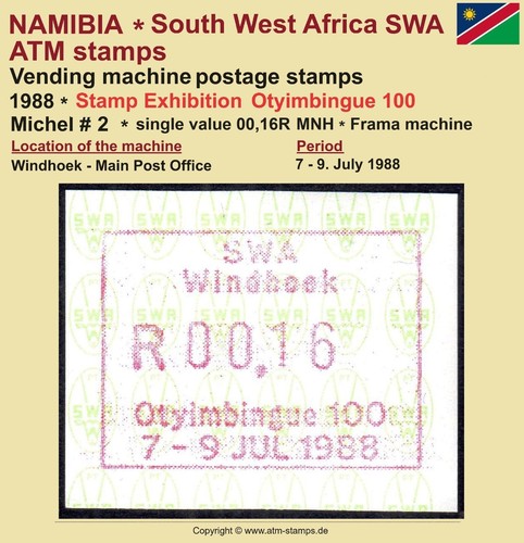 1988 sudafrica occidentale swa - sudafrica,