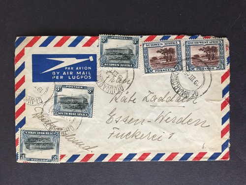 Sud west africa 1954 - 3d, x3