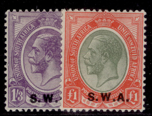 Sud west africa sg56 57 - west, gv